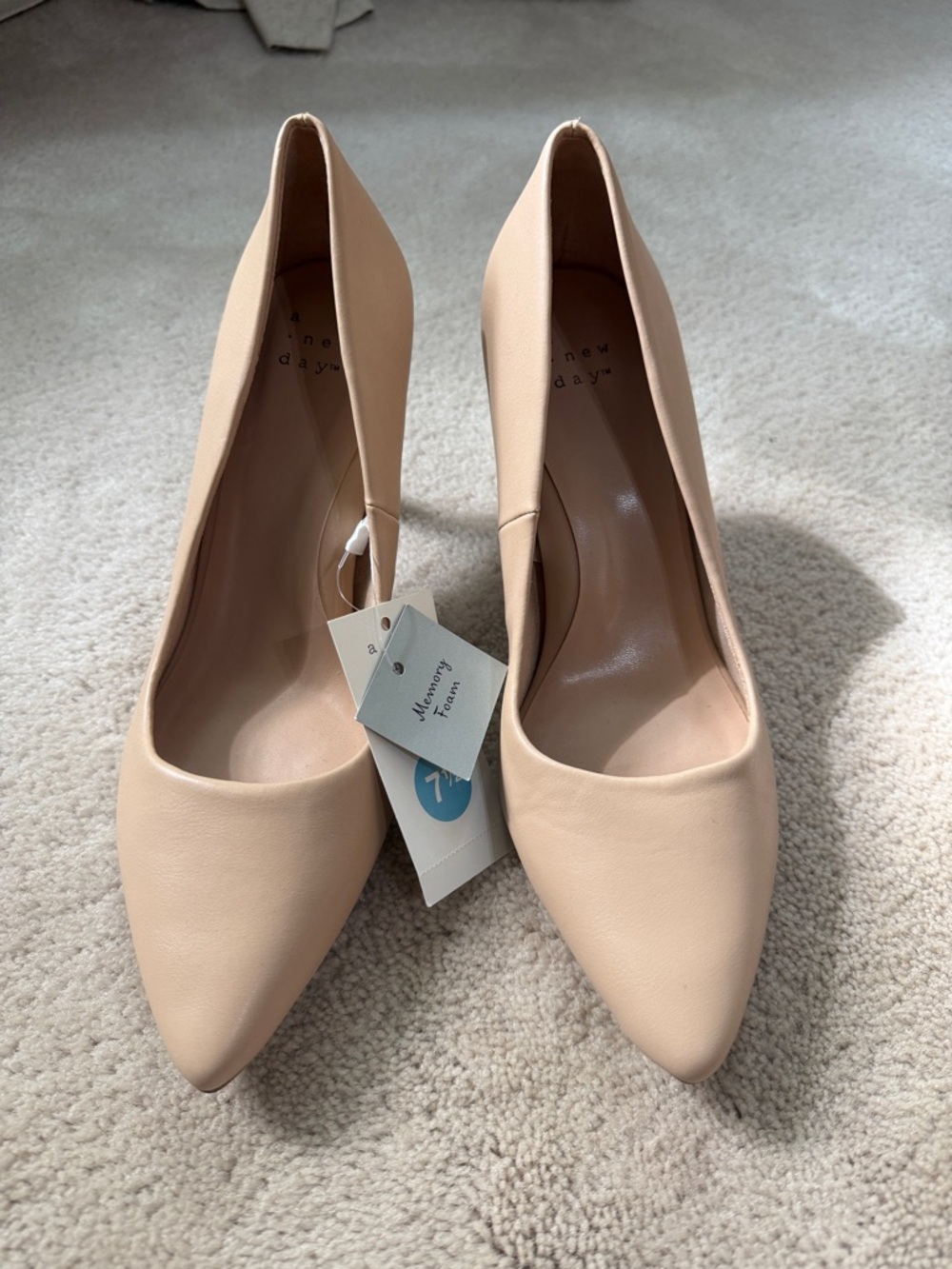 Pointed Toe Nude Pumps